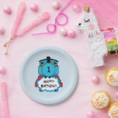 Assiettes En Carton Happy Train boy birthday plate (Fête)