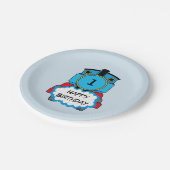 Assiettes En Carton Happy Train boy birthday plate (Angle)