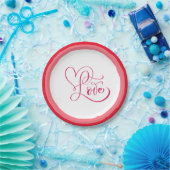 Assiettes En Carton Happy Valentine Day (Fête)