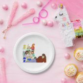 Assiettes En Carton Harem (Fête)