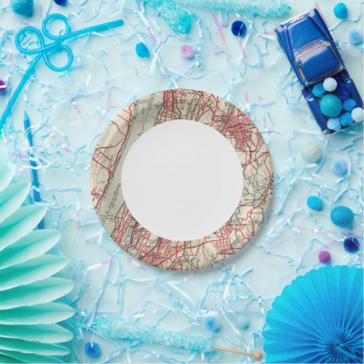 Assiettes En Carton Harlem, Yonkers, Pelham Manor, New York (Fête)