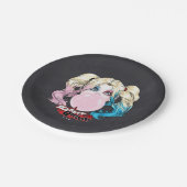 Assiettes En Carton Harley Quinn Girls Chalkboard Anniversaire (Angle)