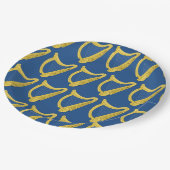 Assiettes En Carton Harpe irlandaise (Angle)