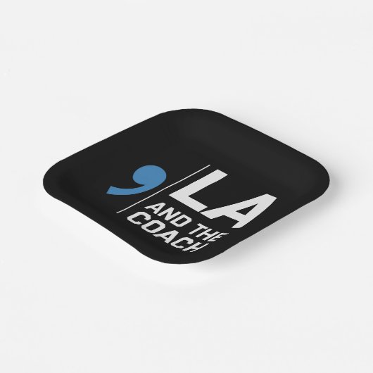 Assiettes En Carton Harris Walz 2024 Comma La et l'entraîneur 2024 (Angulaire)