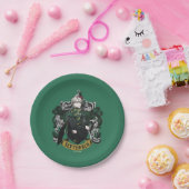 Assiettes En Carton HARRY POTTER™ | Anime Draco Malfoy House Crest (Fête)