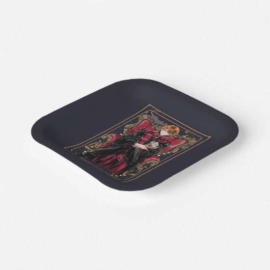Assiettes En Carton HARRY POTTER™ | Anime Ron Weasley Assis (Angulaire)