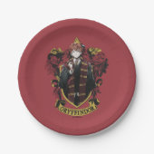 Assiettes En Carton HARRY POTTER™ | Anime Ron Weasley House Crest (Devant)