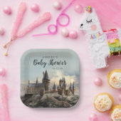 Assiettes En Carton Harry Potter | Baby shower du château de Hogwarts (Fête)