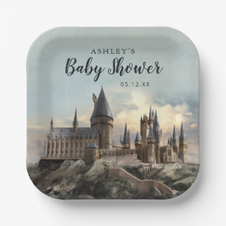 Assiettes En Carton Harry Potter | Baby shower du château de Hogwarts