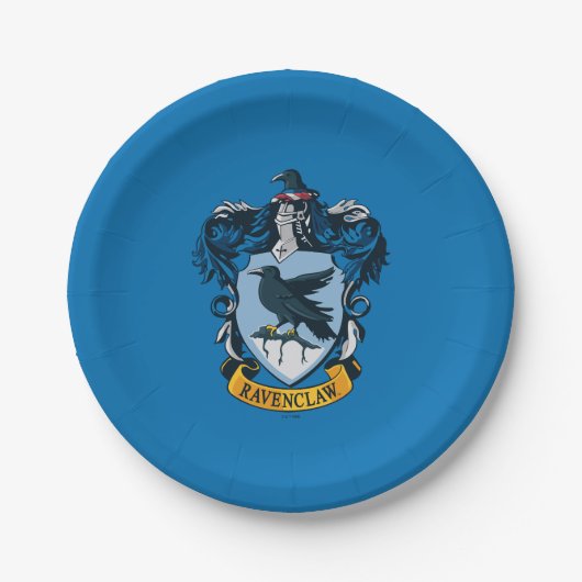 Assiettes En Carton Harry Potter | Blason gothique de Serdaigle (Devant)