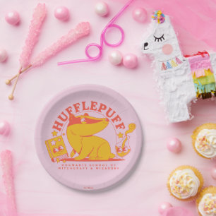 Assiettes En Carton HARRY POTTER™ Cute HUFFLEPUFF™