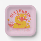 Assiettes En Carton HARRY POTTER™ | École de Hogwarts SLYTHERIN™ (Recto)