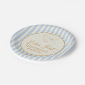 Assiettes En Carton Harry Potter Hedwig Blue Magical Birthday (Angle)
