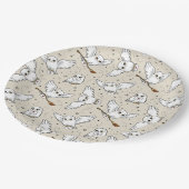 Assiettes En Carton Harry Potter | Hedwig Motif - Baby shower (Angle)