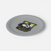Assiettes En Carton HARRY POTTER™ | HUFFLEPUFF™ Badge sportif (Angle)