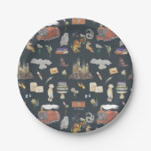 Assiettes En Carton HARRY POTTER™ | Motif icônes (Devant)