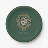 Assiettes En Carton HARRY POTTER™ | SLYTHERIN™ Crest (Devant)