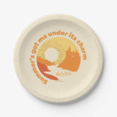 Assiettes En Carton HARRY POTTER™ | Summer Magic HOGWARTS™ Castle (Devant)