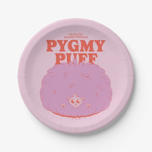 Assiettes En Carton HARRY POTTER™ | Weasley's Wizard Pygmy Puff (Devant)