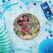 Assiettes En Carton Hauʻoli Hula Princess (Fête)