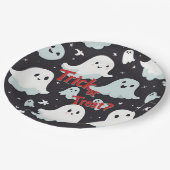 Assiettes En Carton Hauned House Trick Treat Halloween (Angle)