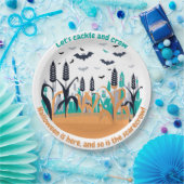 Assiettes En Carton Haunted Halloween Corn Field (Fête)