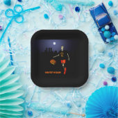 Assiettes En Carton Haunted Hoops (Fête)