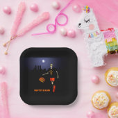 Assiettes En Carton Haunted Hoops (Fête)