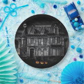 Assiettes En Carton Haunted House Halloween (Fête)