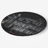 Assiettes En Carton Haunted House Halloween (Angle)