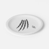 Assiettes En Carton Haunted Scrachtes Halloween (Angle)