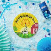 Assiettes En Carton Haut débit rural maintenant (Fête)