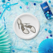 Assiettes En Carton Haut talons (Fête)