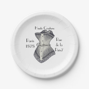 Assiettes En Carton Haute Couture Corset Thunder_Cove