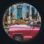 Assiettes En Carton Havana Cuba Voiture rouge Vintage<br><div class="desc">Havana Cuba Voiture rouge Vintage</div>