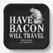 Assiettes En Carton Have Bacon Will Travel (Recto)