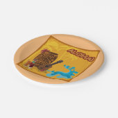 Assiettes En Carton Hawaii Aloha Tiki Bar Retro Luau Party (Angle)