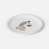 Assiettes En Carton Hedgehog (Angle)