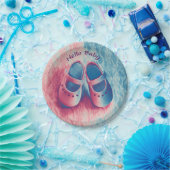 Assiettes En Carton Hello Baby - charmant (Fête)