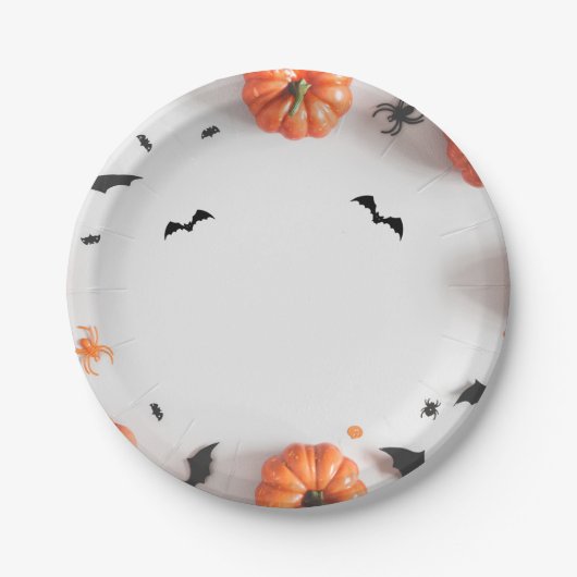 Assiettes En Carton Helloween simple (Devant)