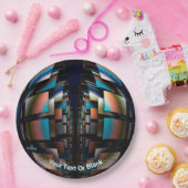 Assiettes En Carton Hémisphères concentrés (Fête)