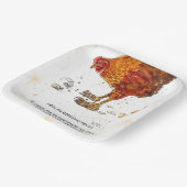 Assiettes En Carton Hen portant Birkenstocks (Angulaire)