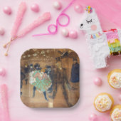 Assiettes En Carton Henri de Toulouse-Lautrec - Danse à la Rouge (Fête)