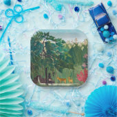 Assiettes En Carton Henri Rousseau - La cascade (Fête)