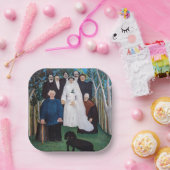 Assiettes En Carton Henri Rousseau - La fête de mariage (Fête)