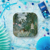 Assiettes En Carton Henri Rousseau - La jungle équatoriale (Fête)