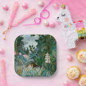 Assiettes En Carton Henri Rousseau - La jungle équatoriale (Fête)