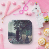 Assiettes En Carton Henri Rousseau - Le Charmeur Des Serpents (Fête)