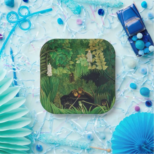 Assiettes En Carton Henri Rousseau - Les Joyeux Jesters (Fête)