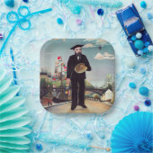 Assiettes En Carton Henri Rousseau - Mon portrait-Paysage (Fête)